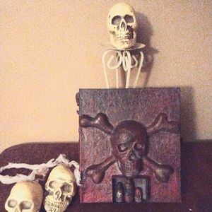 Cool Skull & Crossbones Notebook, Pirate, Halloween